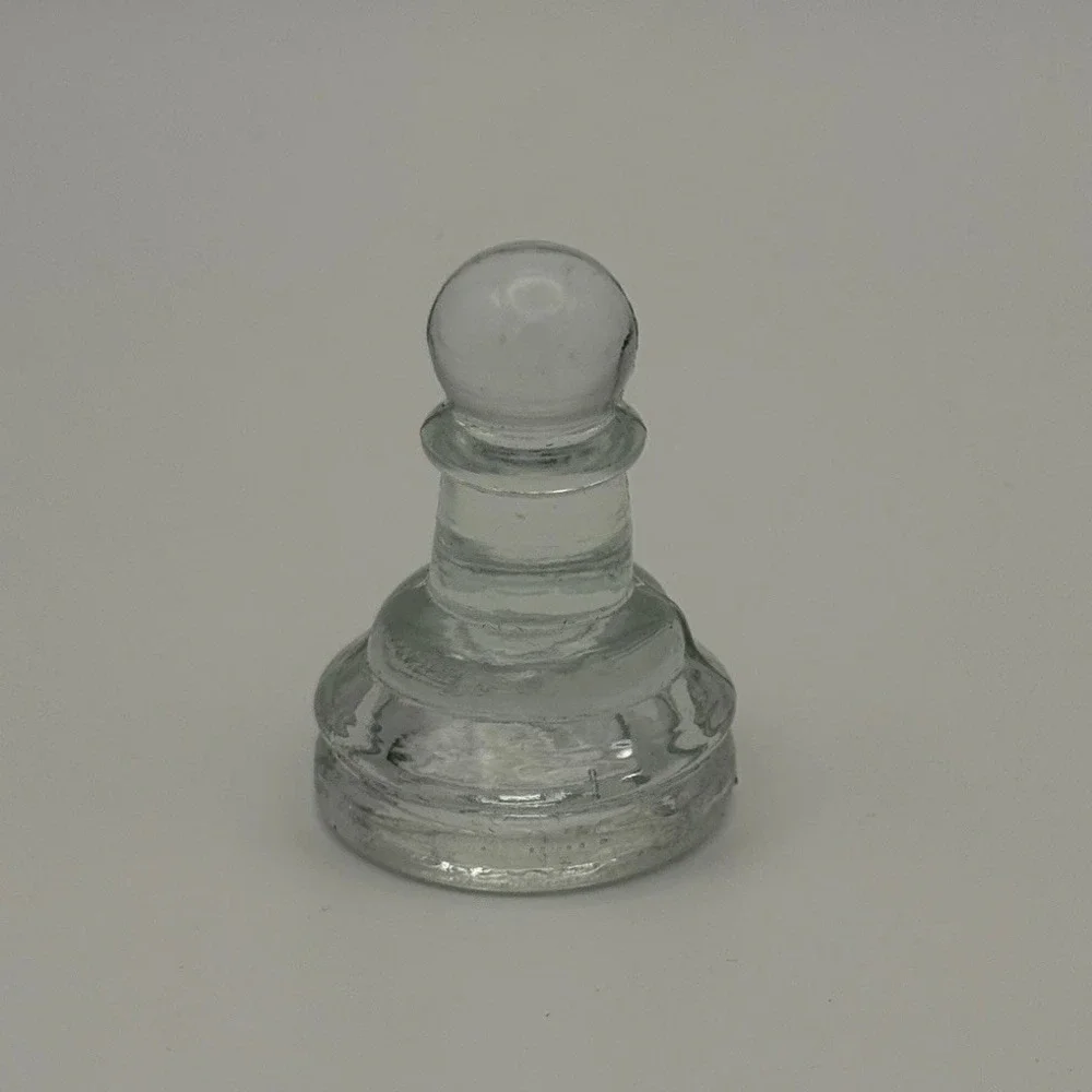 Clear Glass Chess‎ Game Replacement Pieces Pawn 1.5